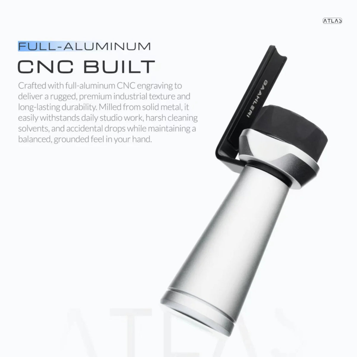 Gaahleri Atlas Painting Handle (20000) – CNC Aluminium, Magnetic Platform