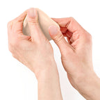 Hands conditioning and softening FIMO Professional Dolphin Grey polymer clay