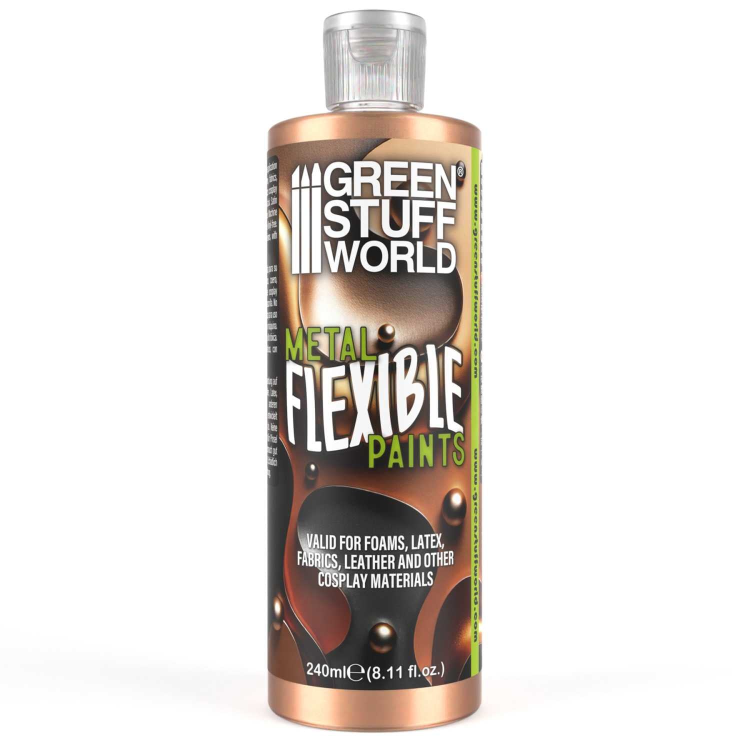 Green Stuff World Flexible Metallic Paint – 240ml