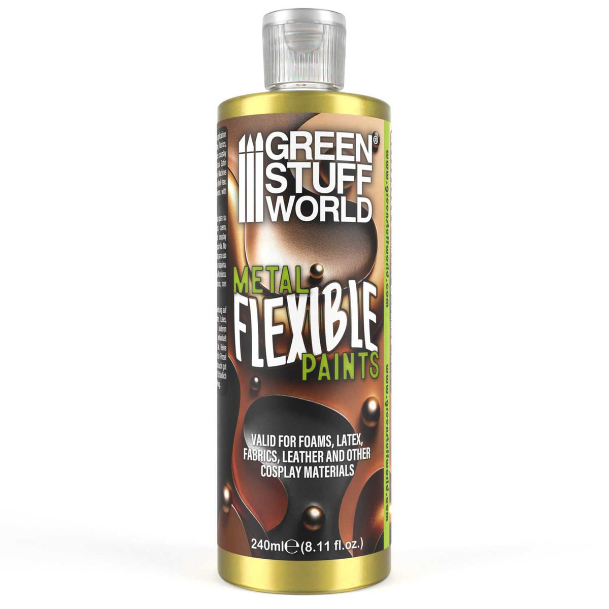 Green Stuff World Flexible Metallic Paint – 240ml