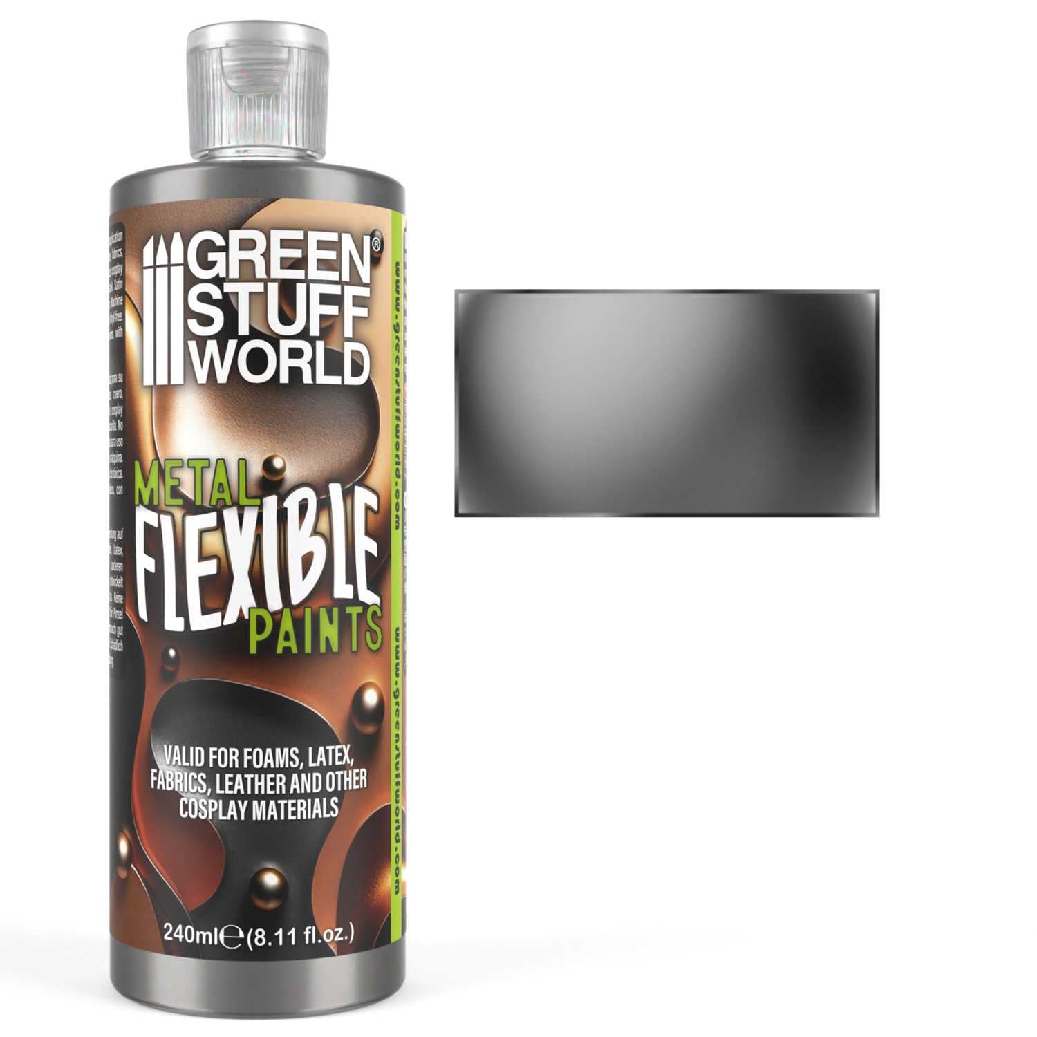 Green Stuff World Flexible Metallic Paint – 240ml