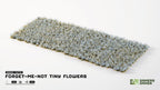 Sheet of Gamers Grass Forget me not Tiny Flowers tufts for scale models and wargaming