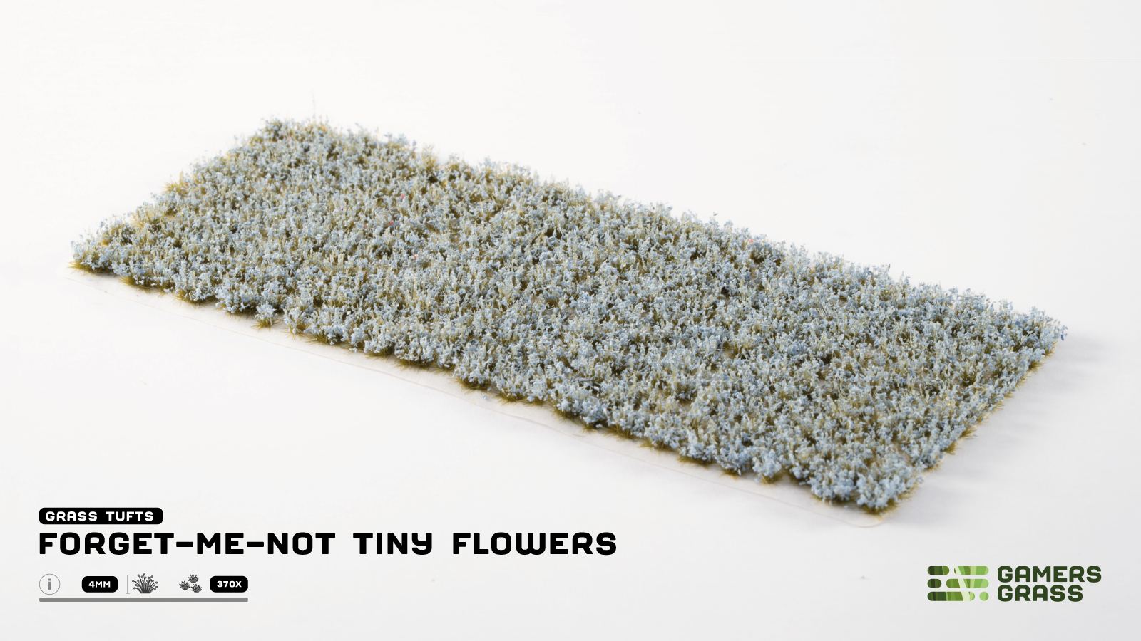 Sheet of Gamers Grass Forget me not Tiny Flowers tufts for scale models and wargaming