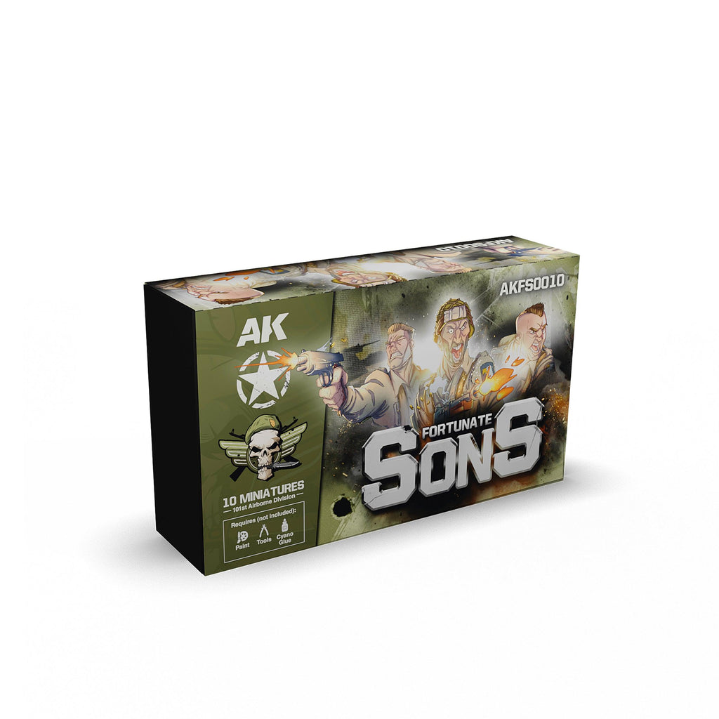Fortunate Sons - 101st Airborne Division 10 Miniatures AKFS0010 - Hobby Heaven