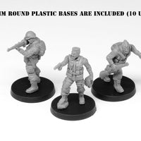 Fortunate Sons - 101st Airborne Division 10 Miniatures AKFS0010 - Hobby Heaven