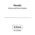 Gaahleri 0.5mm replacement needle for Seeker Airbrush full length side view on white background