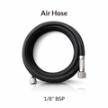 Gaahleri 1/8" BSP airbrush air hose, 1.8m braided kink-resistant, metal fittings both ends
