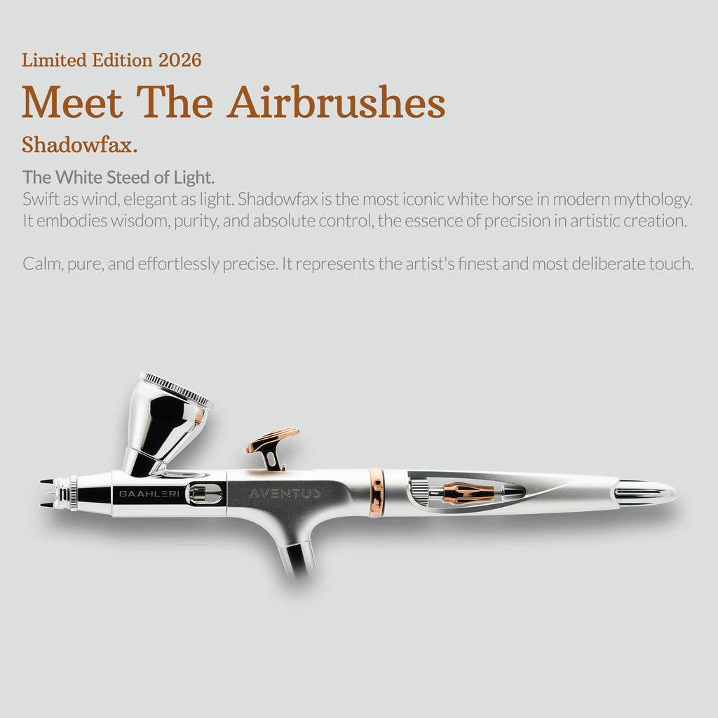 Gaahleri Aventus Shadowfax white and silver limited edition airbrush from The Stallions 2026 set