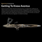 Gaahleri Aventus Titan Mist product overview with rebuilt modular airbrush body