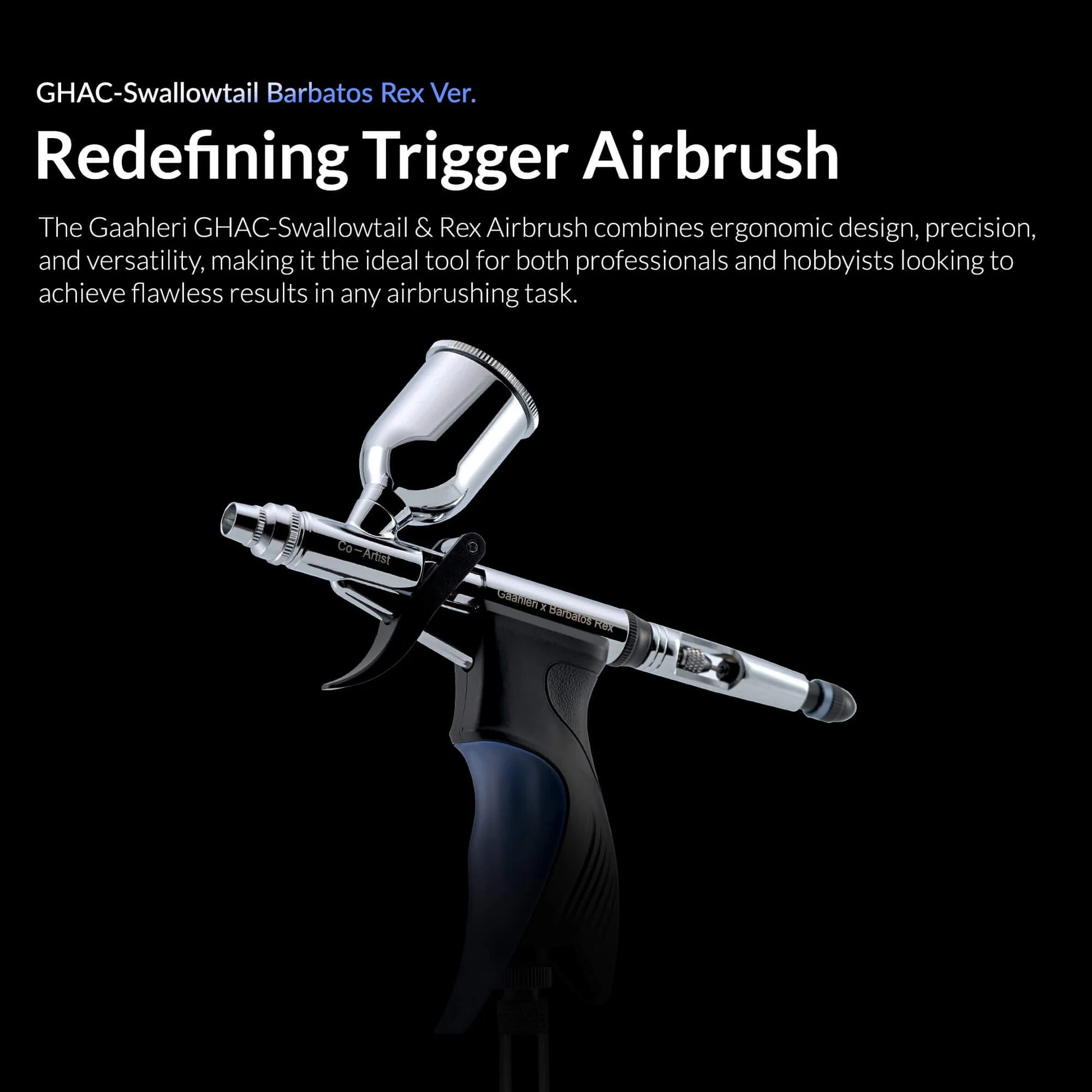 Gaahleri Swallowtail Barbatos Rex airbrush redesigned ergonomic trigger