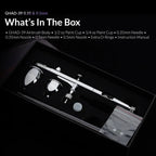Gaahleri GHAD-39 airbrush kit box contents with needles cups and accessories