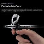 Gaahleri GHAD-68 airbrush detachable gravity paint cup