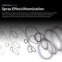 Gaahleri Mobius 0.2mm airbrush ultra fine atomization for detailed artwork
