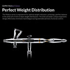 Gaahleri Mobius 0.2mm airbrush balanced ergonomic design for precision control