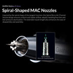 Gaahleri Mobius spiral MAC nozzle for stable airflow and fine line airbrush control