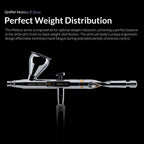 Gaahleri Mobius 0.3mm airbrush balanced weight distribution design