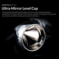 Gaahleri Mobius airbrush mirror polished paint cup for easy cleaning
