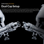 Gaahleri Mobius TG 0.5mm airbrush fan cap and round cap setup