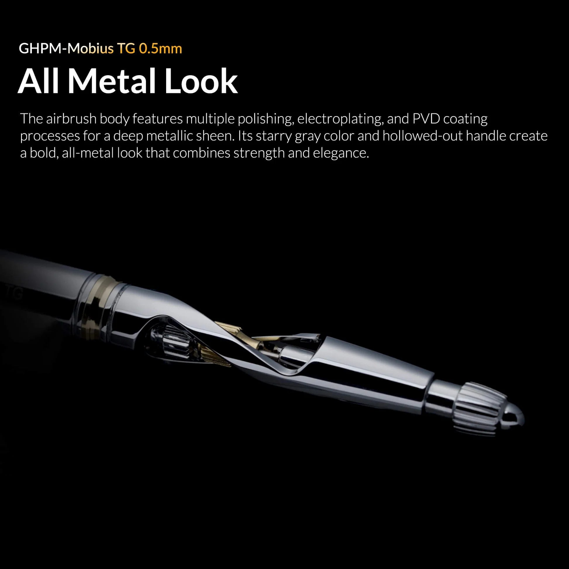 Gaahleri Mobius TG premium airbrush full metal body construction