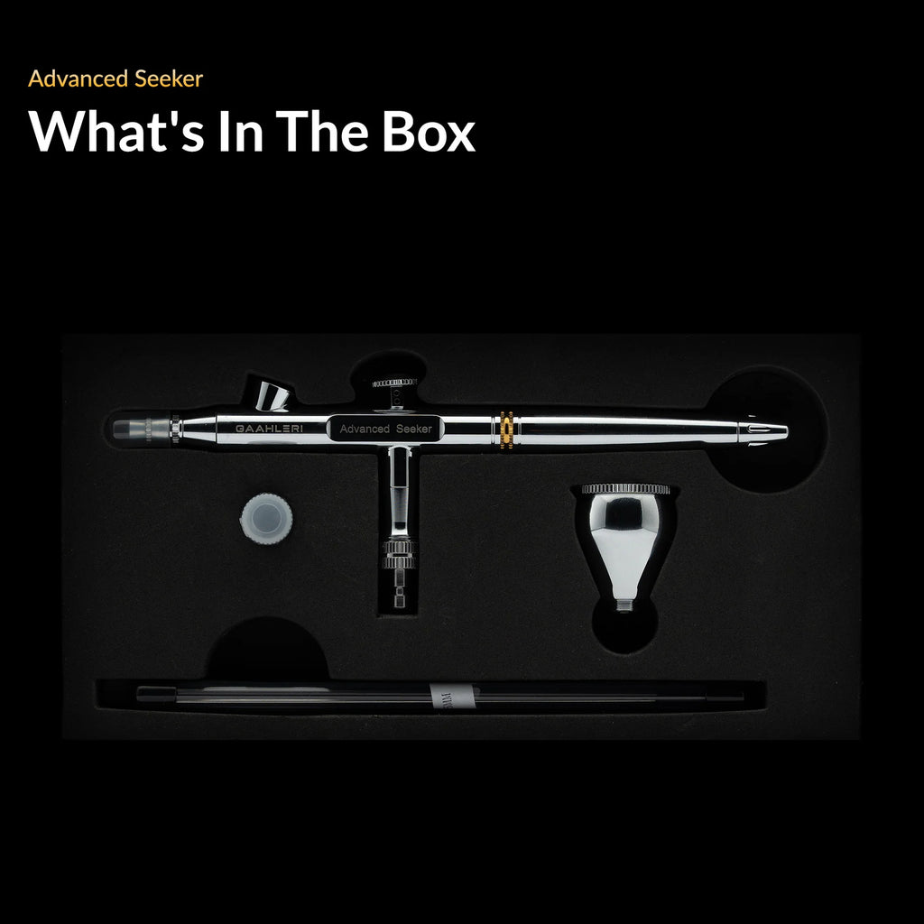 Gaahleri Seeker Advanced Series airbrush kit contents