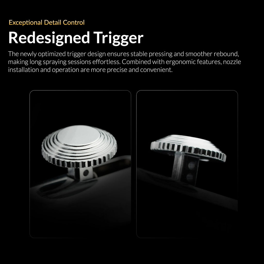 Gaahleri Seeker airbrush redesigned trigger control