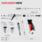 Gaahleri Swallowtail Studio G airbrush parts and components
