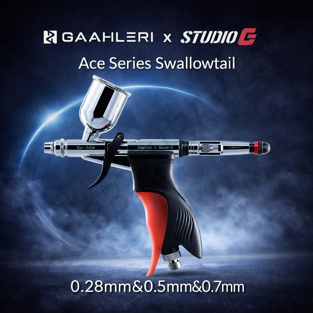 Gaahleri Swallowtail Studio G trigger airbrush 0.28mm 0.5mm 0.7mm