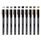 gaahleri metallic series markers lineup aluminium steel gun metal gold colours