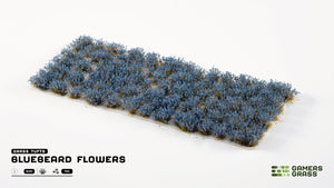 Gamers Grass Bluebeard Flowers Tufts sheet – pre-painted 6mm flower tufts for wargaming bases and model scenery