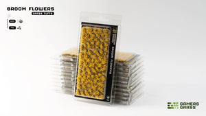 Gamers Grass Broom Flowers Tufts – 6mm self-adhesive tufts pack, 75x for miniature bases and dioramas
