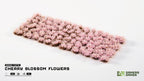 Gamers Grass Cherry Blossom Flowers tufts sheet – 75 pink tufts for hobby figures and scale models