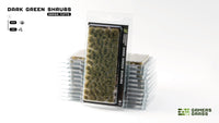 Gamers Grass Dark Green Shrubs blister pack 6mm tufts for scale models
