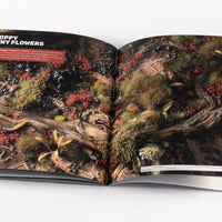 Gamers Grass Flowers Core Set catalog pages with Forget-me-not and Garnet Tulip Tiny Flowers