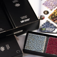 Gamers Grass Flowers Core Set packaging with flower tuft sheets inside