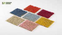 Gamers Grass Flowers Core Set tiny flower tufts in multiple colors close up

