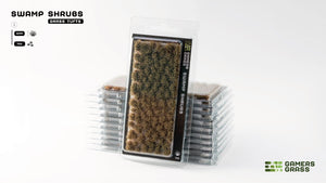 Gamers Grass Swamp Shrubs blister packaging with 6mm tufts for scale models and dioramas