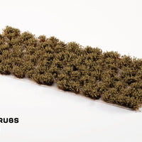 Gamers Grass Swamp Shrubs sheet with 75 tufts in swamp green colors for miniatures