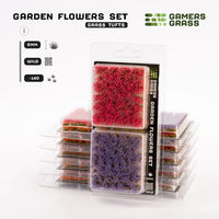 Gamers Grass Garden Flowers Set packaging, featuring colorful garden and flower field imagery
