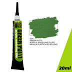 Green Stuff World Green Putty 20ml tube with green filler colour sample