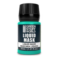 Green Stuff World Liquid Mask 30ml turquoise latex masking fluid bottle
