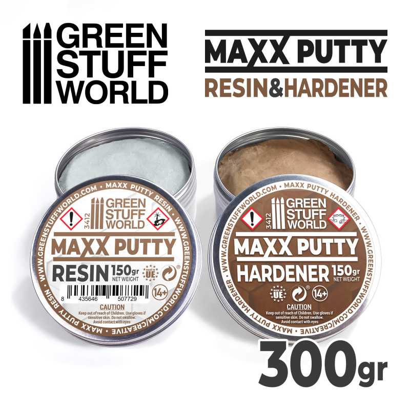 Green Stuff World Maxx Putty 300g two-part epoxy modelling putty
