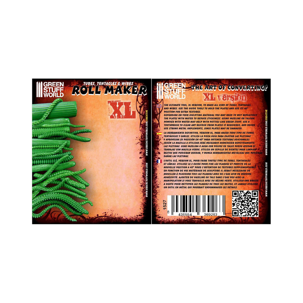 Green Stuff World Roll Maker XL version packaging for sculpting tubes, tentacles and wires