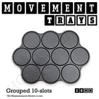 28mm Movement Trays for Tabletop Games | Wargaming | Full Range