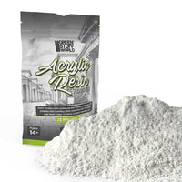 Acrylic Resin Powder 500g by Green Stuff World with powder mound for modelling