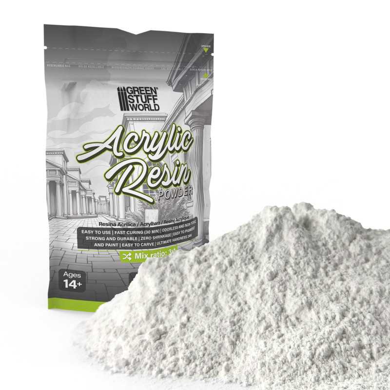 Acrylic Resin Powder 500g – casting material for bases & terrain ...