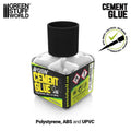 Green Stuff World Cement Glue 40ml bottle for polystyrene and ABS
