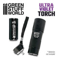GSW Ultraviolet Torch UV LED flashlight with battery compartment open
