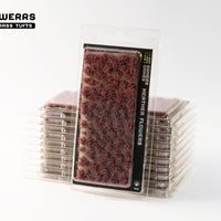 Gamers Grass Heather Flowers blister pack with 75 tufts of 6mm purple shrubs for miniature bases and scenic dioramas.