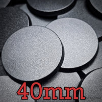 40mm round base for Warhammer miniatures
