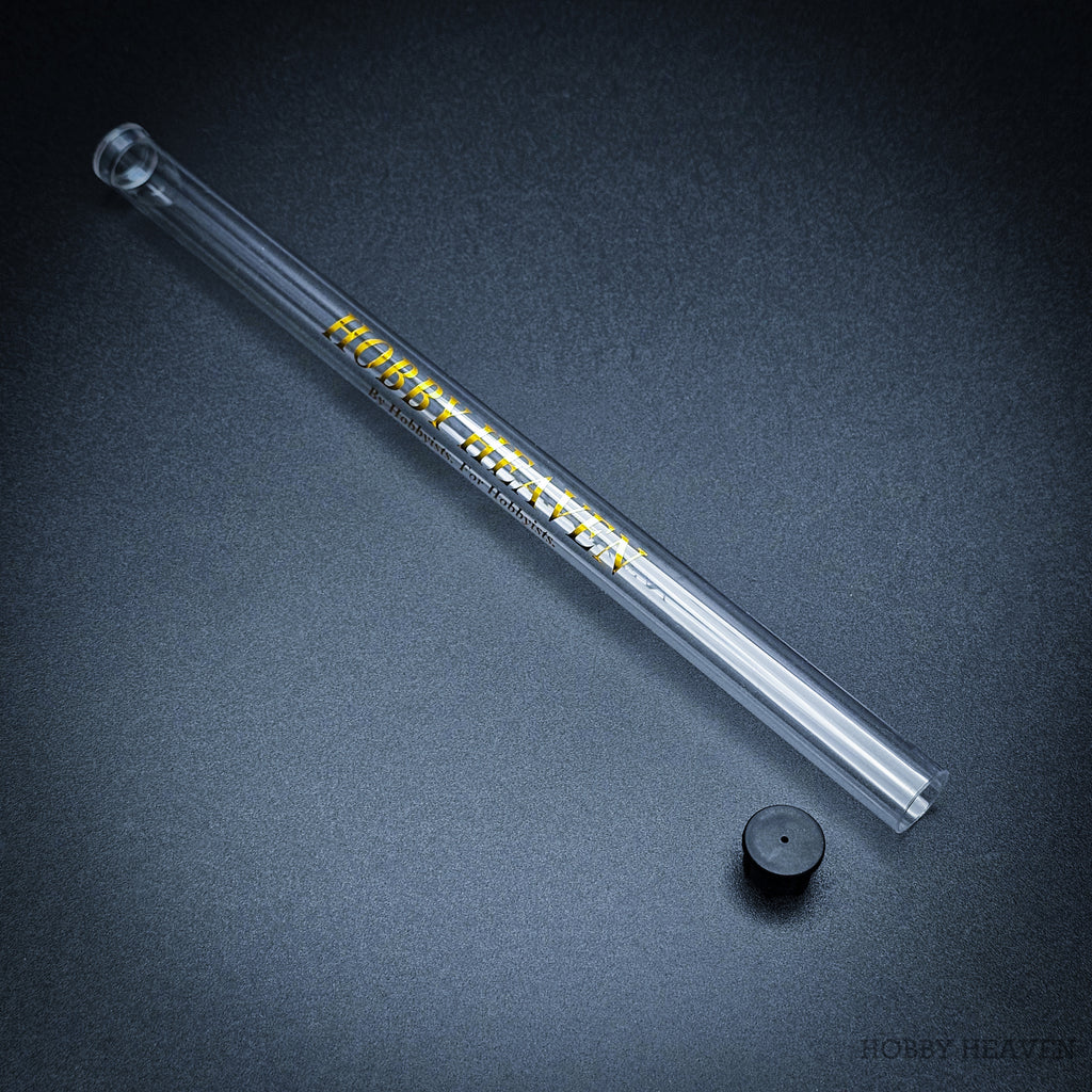 Close-up of Rubber Ventilated End Cap on Hobby Heaven Brush Storage Tube